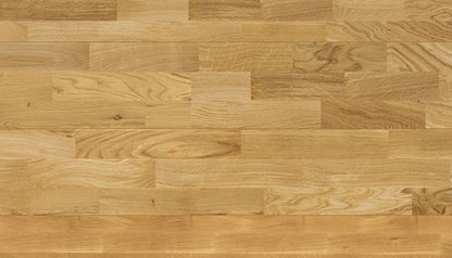 3 juostų ąžuolo parketlentės „Promo“ Extra Matt Lacquered Gloss 5–11% – #13203