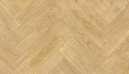„Herringbone“ rašto ąžuolo parketlentės „AB Pure Line“ Extra Matt Lacquered Gloss 5% – #14002