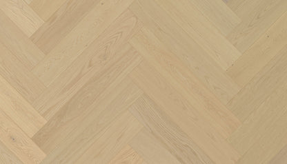 „Herringbone“ rašto ąžuolo parketlentės „AB Dazy“ Extra Matt Lacquered Gloss 5% – #14287