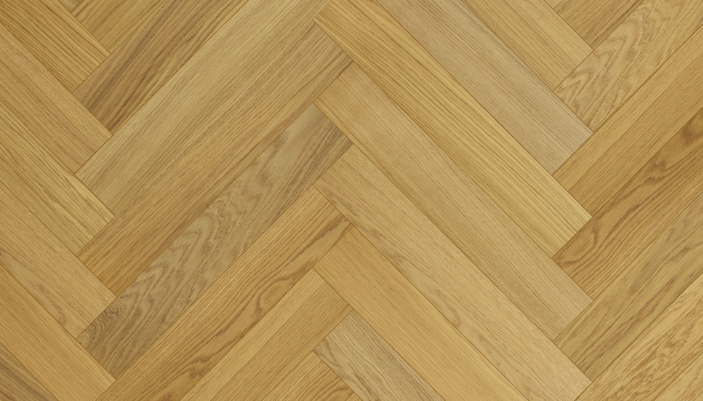 „Herringbone“ rašto ąžuolo parketlentės „Nova Eco Elite“ Extra Matt Lacquered Gloss 5% – #14501
