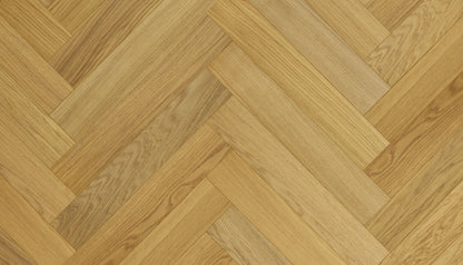 „Herringbone“ rašto ąžuolo parketlentės „Nova Eco Elite“ Extra Matt Lacquered Gloss 5% – #14501