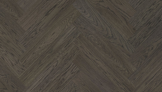 „Herringbone“ rašto ąžuolo parketlentės „Nova Eco Elite Lava Grey“ UV-Oil – #14510