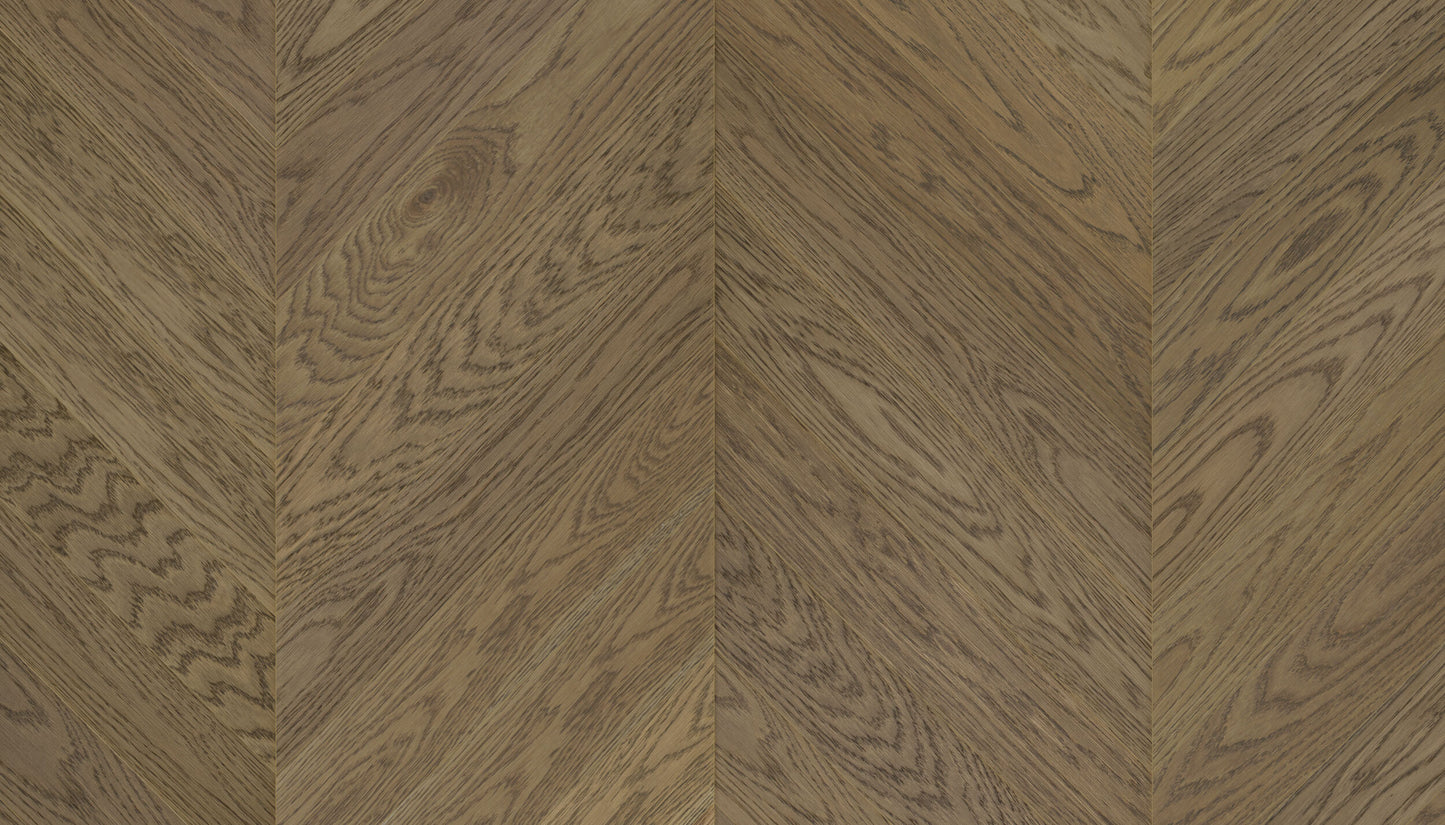 „Chevron“ rašto ąžuolo parketlentės „Nordic S Stavanger“ Extra Matt Lacquered Gloss 5% – #15014