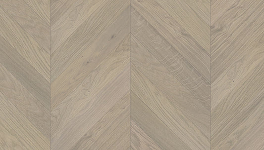„Chevron“ rašto ąžuolo parketlentės „AB Sandstone“ Extra Matt Lacquered Gloss 5% – #15269
