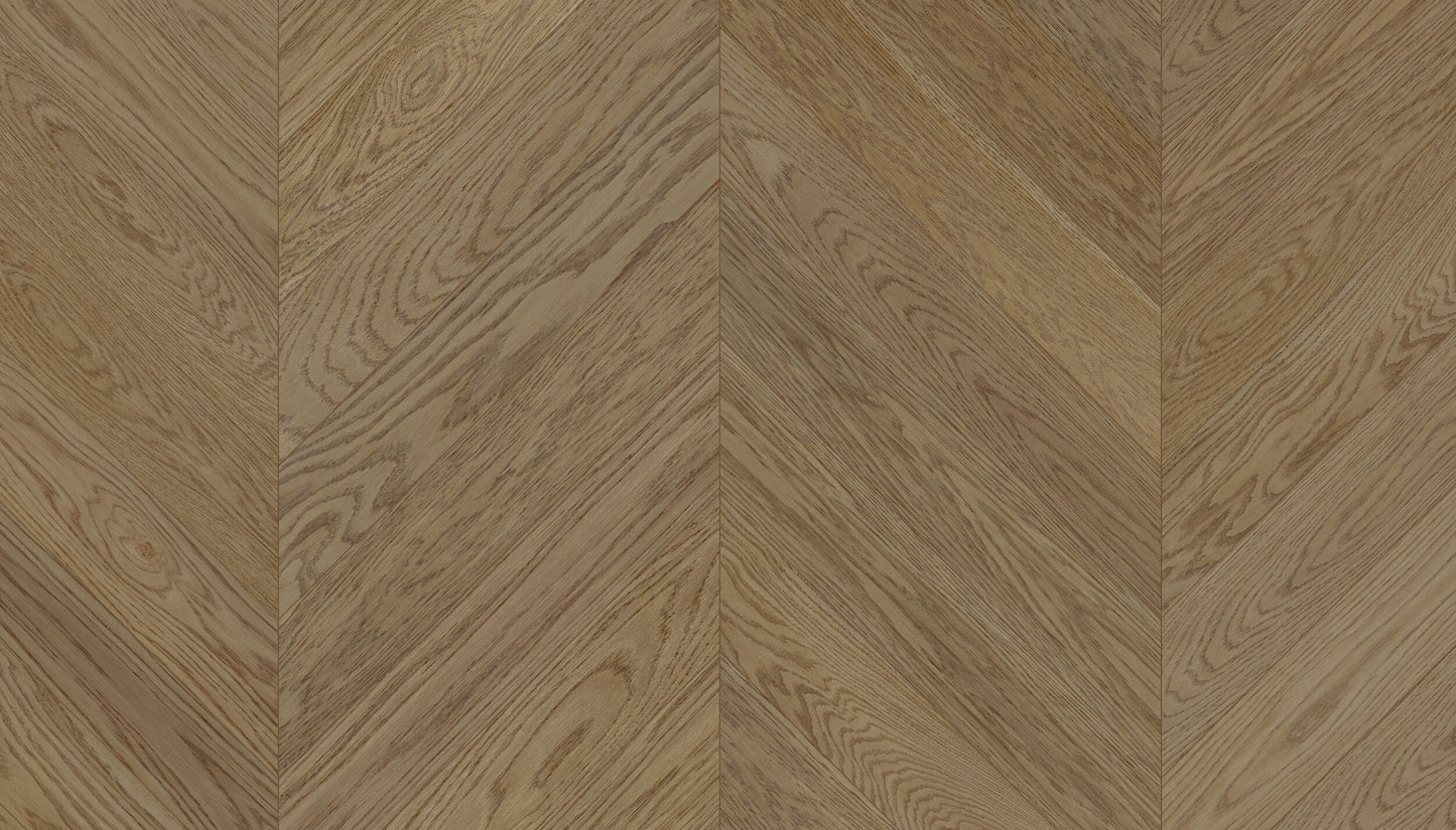 „Chevron“ rašto ąžuolo parketlentės „Nordic S Havana“ Extra Matt Lacquered Gloss 5% – #15286