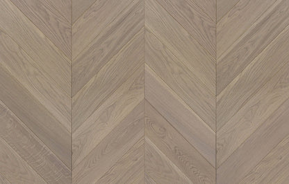 „Chevron“ rašto ąžuolo parketlentės „Nordic S Sandstone“ Extra Matt Lacquered Gloss 5% – #15301