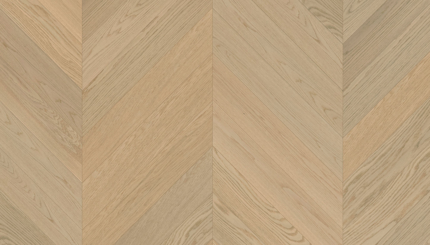 „Chevron“ rašto ąžuolo parketlentės „Nova Eco Elite Dazy“ Extra Matt Lacquered Gloss 5% – #15508