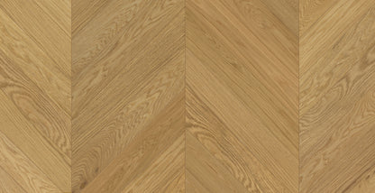 „Chevron“ rašto ąžuolo parketlentės „AB“ Extra Matt Lacquered Gloss 5% – #15518