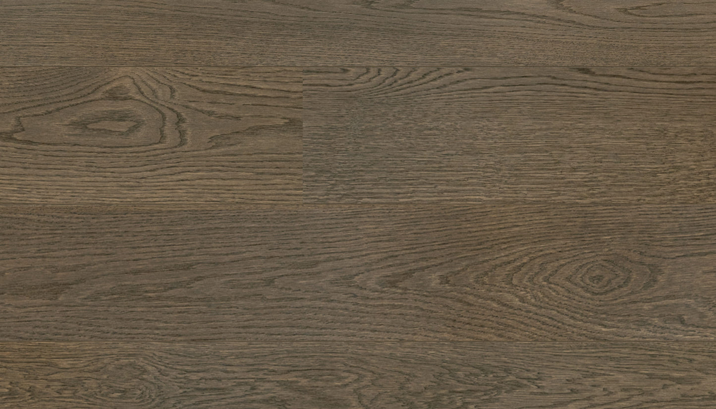 1 juostos ąžuolo parketlentės „Nova Elite Brown“ Extra Matt Lacquered 5% Gloss 2B nano Brushed – #16515 O