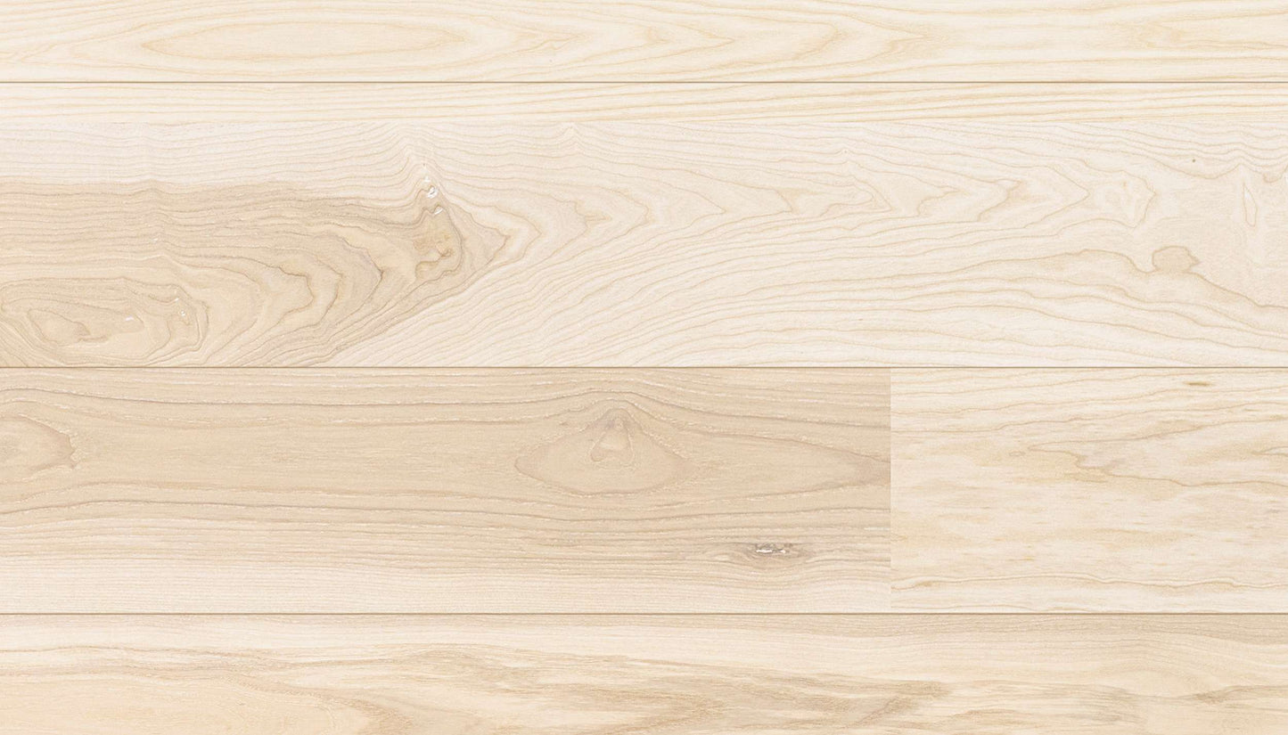 1 juostos uosio parketlentės „Elegant Frost Ivory Pores“ Extra Matt Lacquered Gloss 5% – #21255