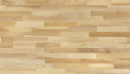 3 juostų uosio parketlentės „Elegant Pure Line“ Extra Matt Lacquered Gloss 5% 23055