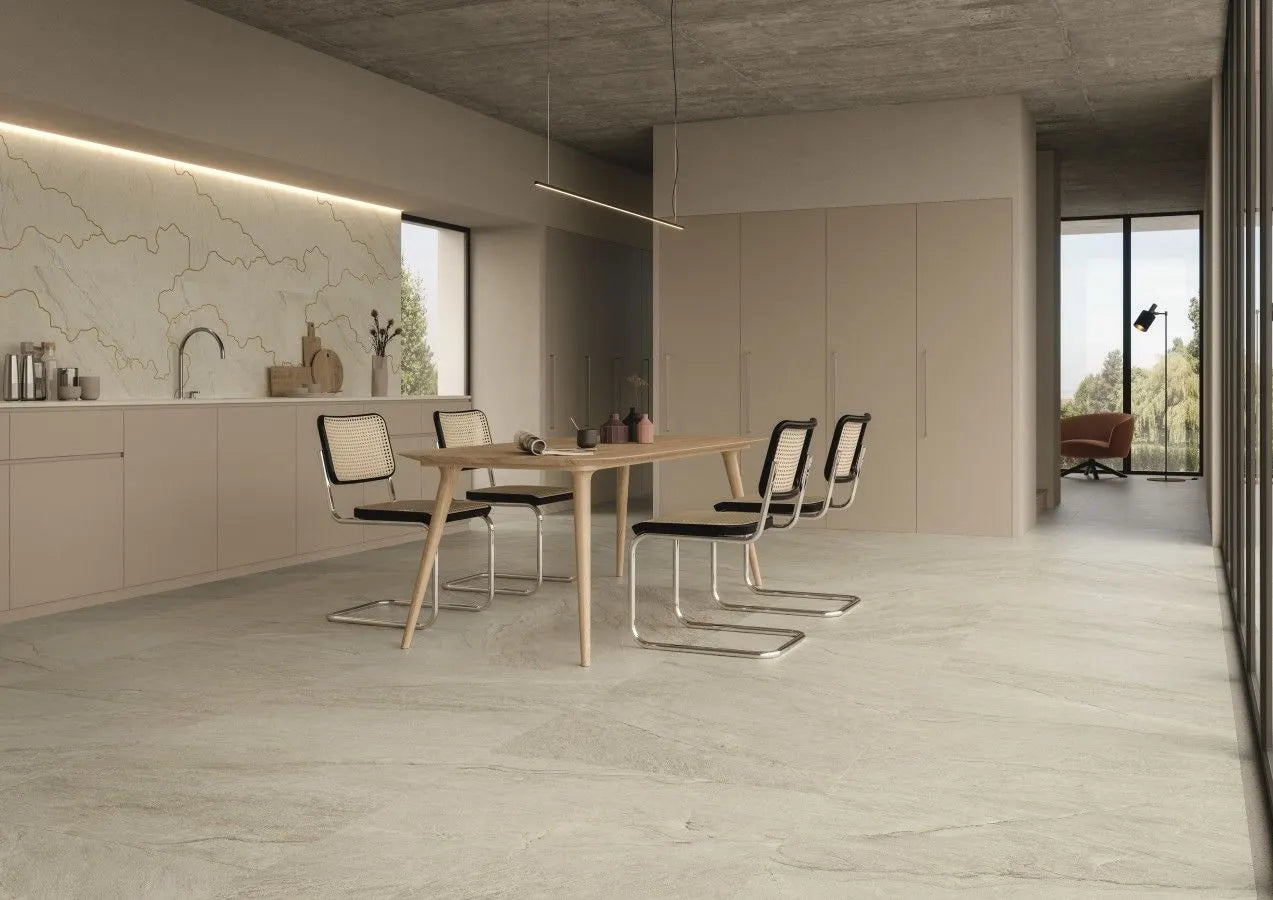 Authentic Luxe Pearl Travertine Silk 60×120